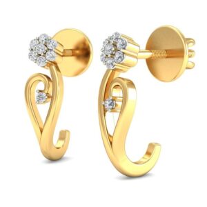 Gold beautiful earring ber 047