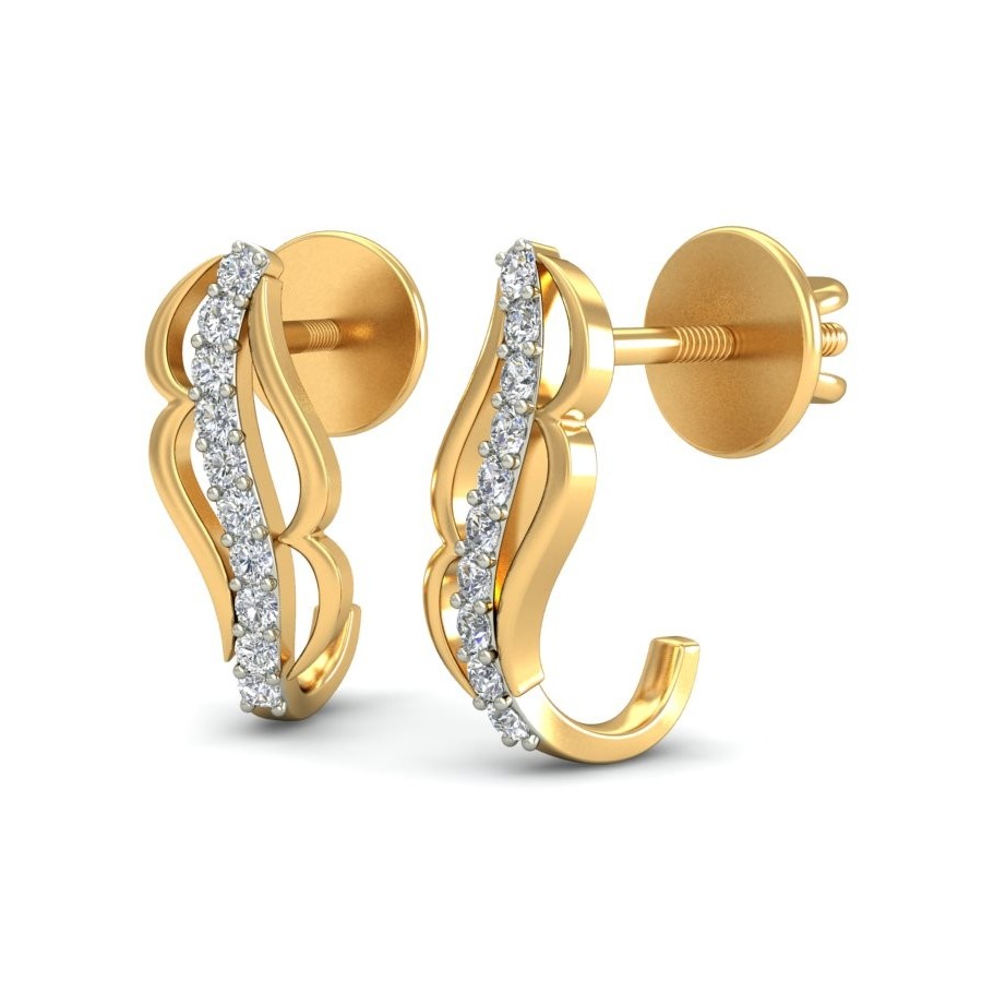 Gold delite earring ber 044