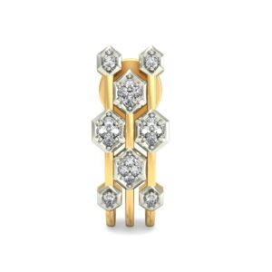 Gold stunning earring ber 043
