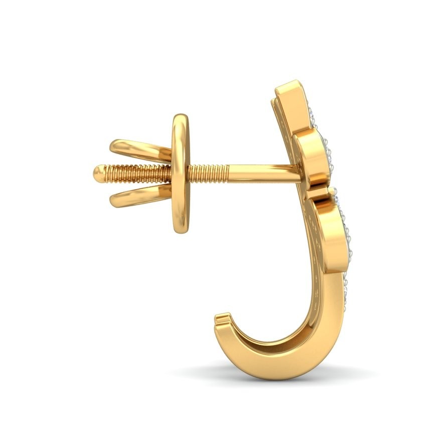 Gold elite earring ber 042