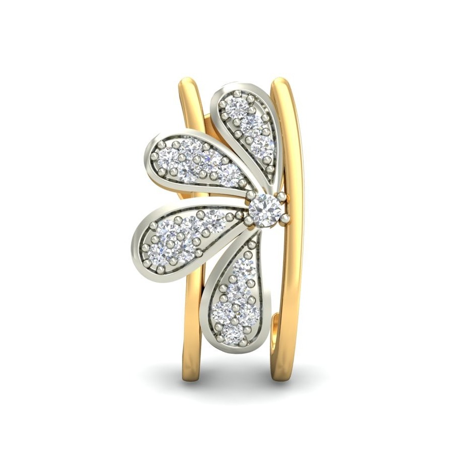 Gold elite earring ber 042