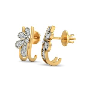 Gold elite earring ber 042