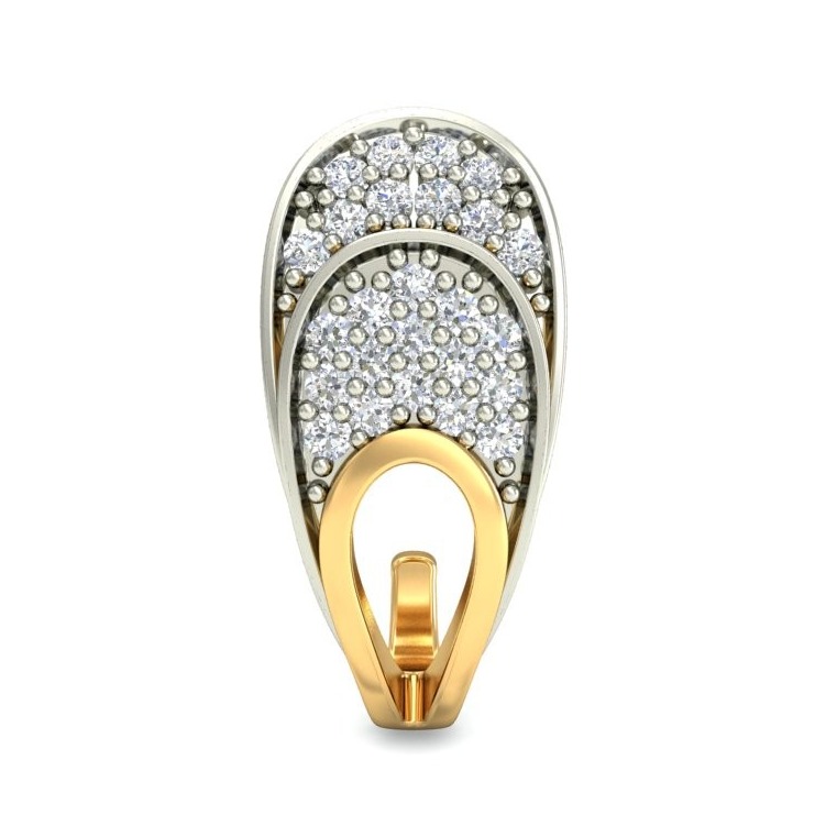 Gold earring ber 040