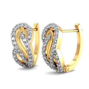 Gold sunshine daily wear earrings ber 037