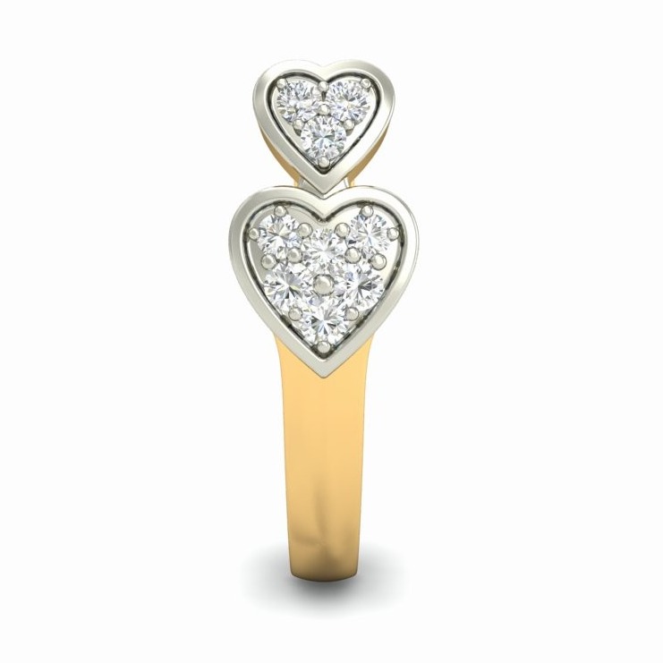 Gold classic daily wear earrings ber 034