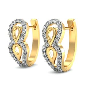 Gold fancy daily wear earrings ber 029