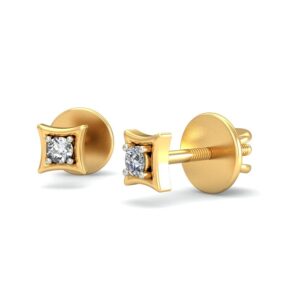 Gold glorious diamond earrings ber 025