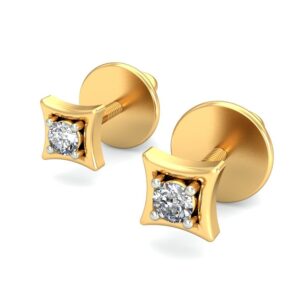 Gold glorious diamond earrings ber 025