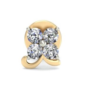 Gold pretty daily wear earrings ber 008