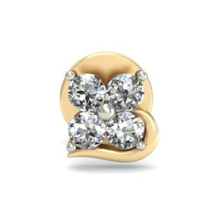 Gold beautiful daily wear earrings ber 007