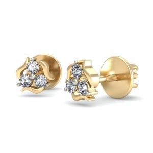 Gold delite daily wear earrings ber 004
