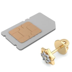 Gold elite daily wear earrings ber 002