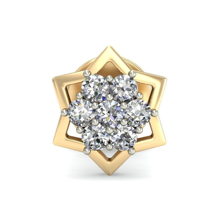 Gold elite daily wear earrings ber 002 - Image 2