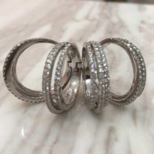 Party Wear Diamond Ring 10k Gold & Natural Diamonds Ladies Ring .
