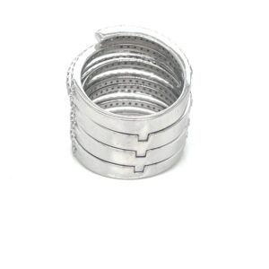 Party Wear Diamond Ring 10k Gold & Natural Diamonds Ladies Ring .