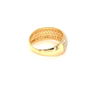 Iced Out Diamond Ring ,18K Gold ,  Best Design Ring