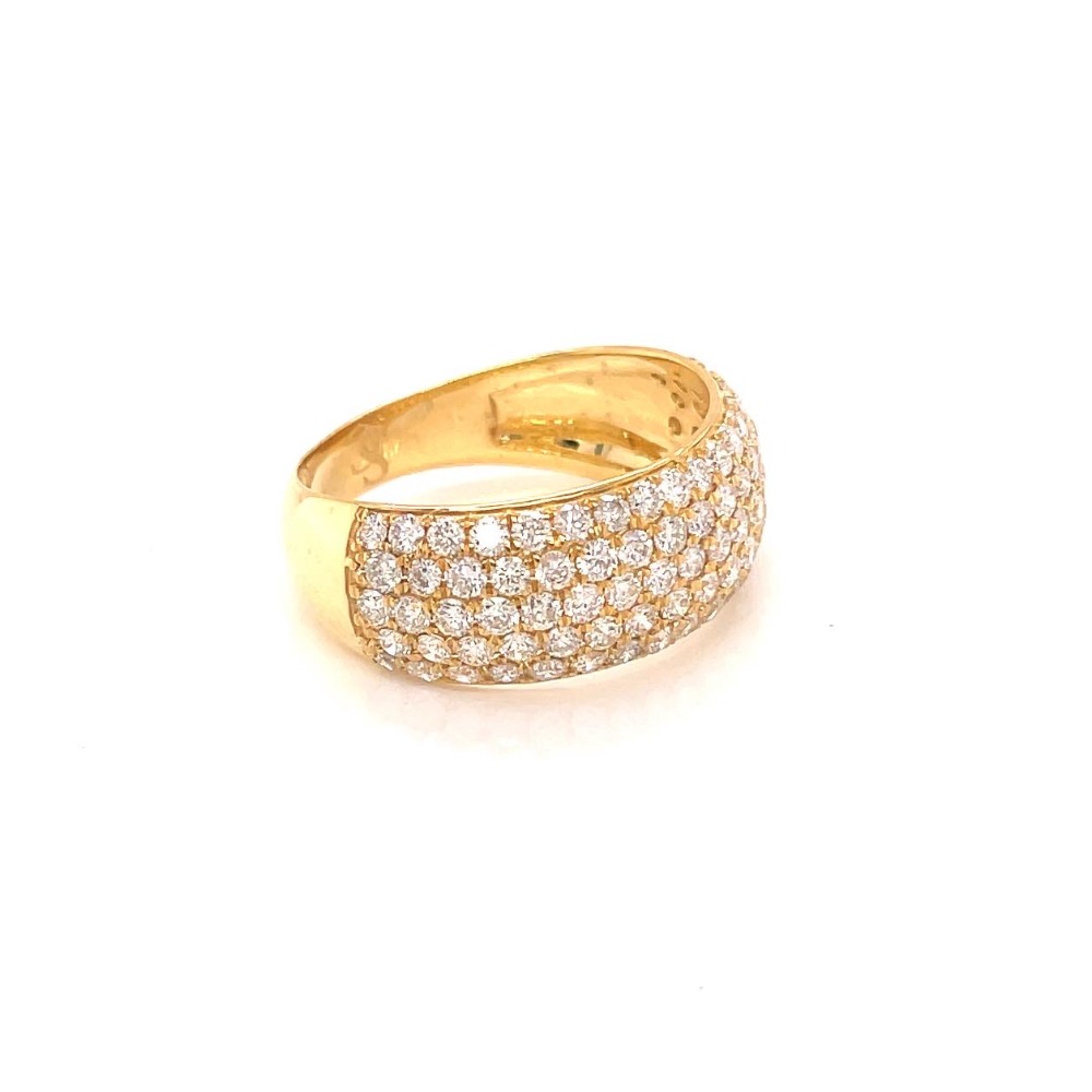 Iced Out Diamond Ring ,18K Gold , Best Design Ring - Image 3