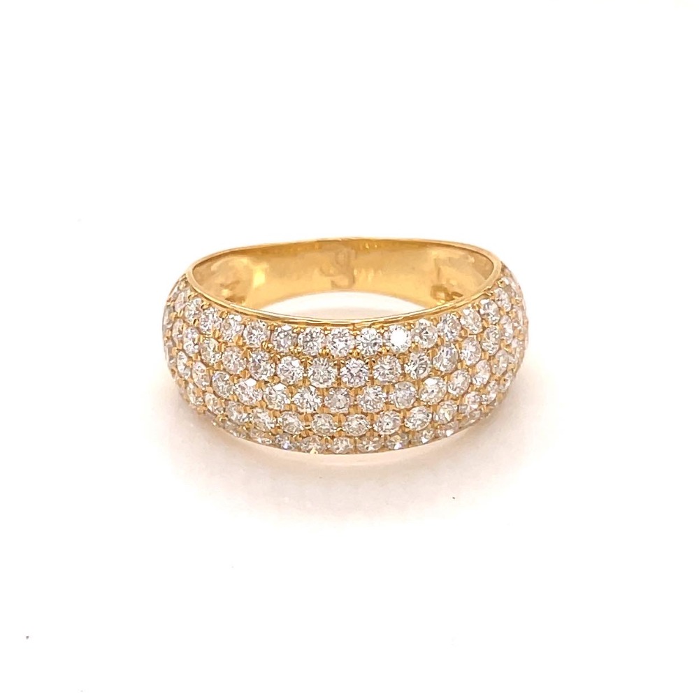 Iced Out Diamond Ring ,18K Gold , Best Design Ring - Image 2
