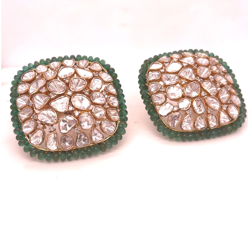 polki Diamonds Earrings