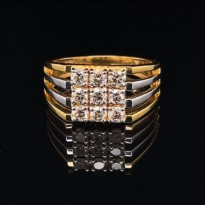 14ct diamond mens ring for gift  n special occasion
