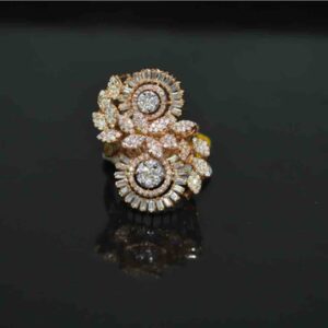 Gold handmade diamond rings