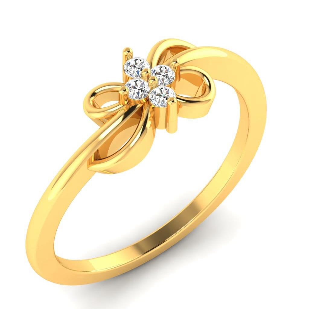 22k Gold knotted Rings