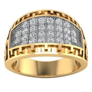 22K Gold Unique Diamond Ring JJJGR59