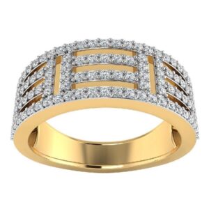 22K Gold Classic Diamond Ring JJJGR55
