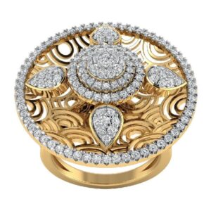 22K Gold Delite Diamond Ring JJJGR25