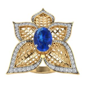 22K Gold Stunning Diamond Ring JJJGR24