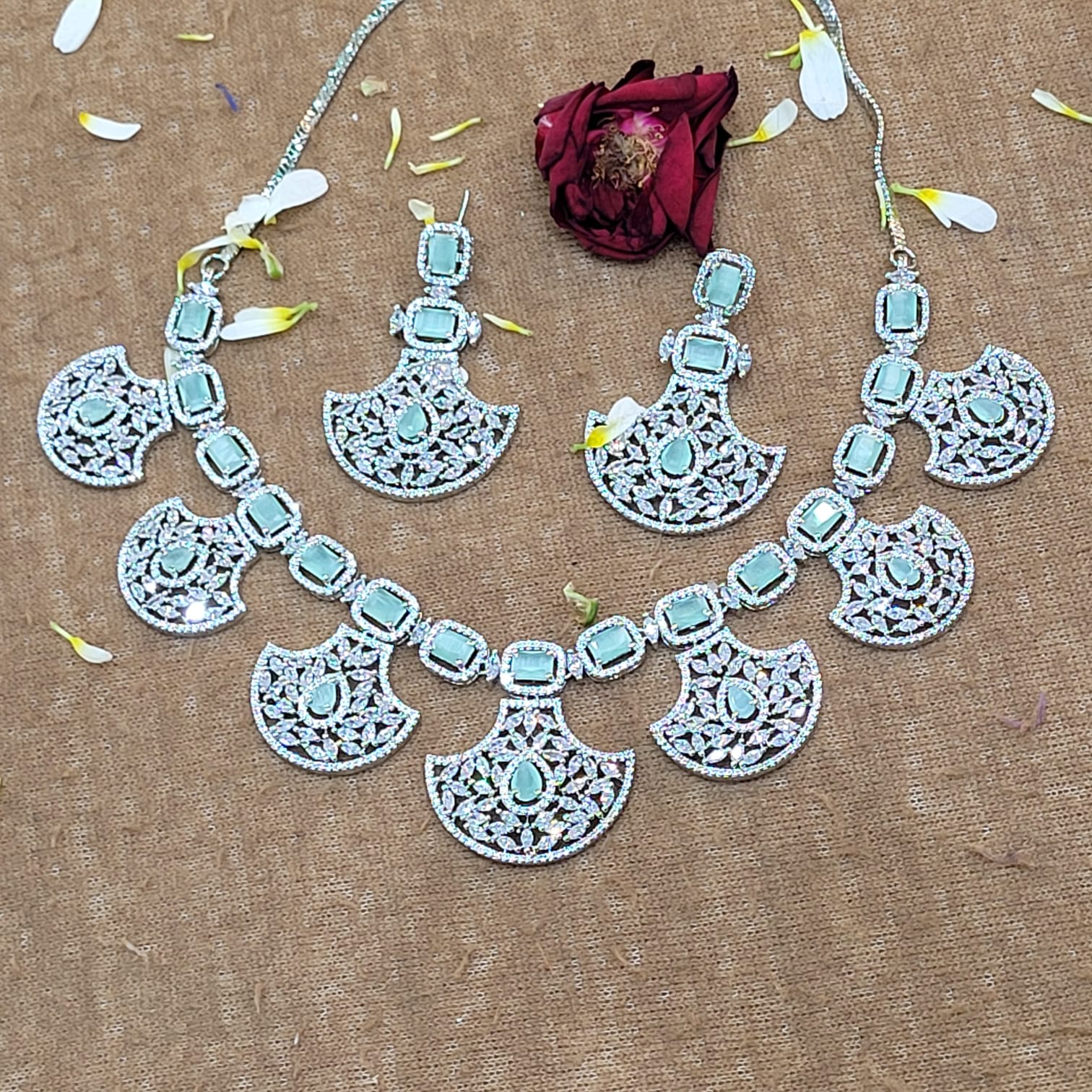 Imitation Bridal Necklace Set