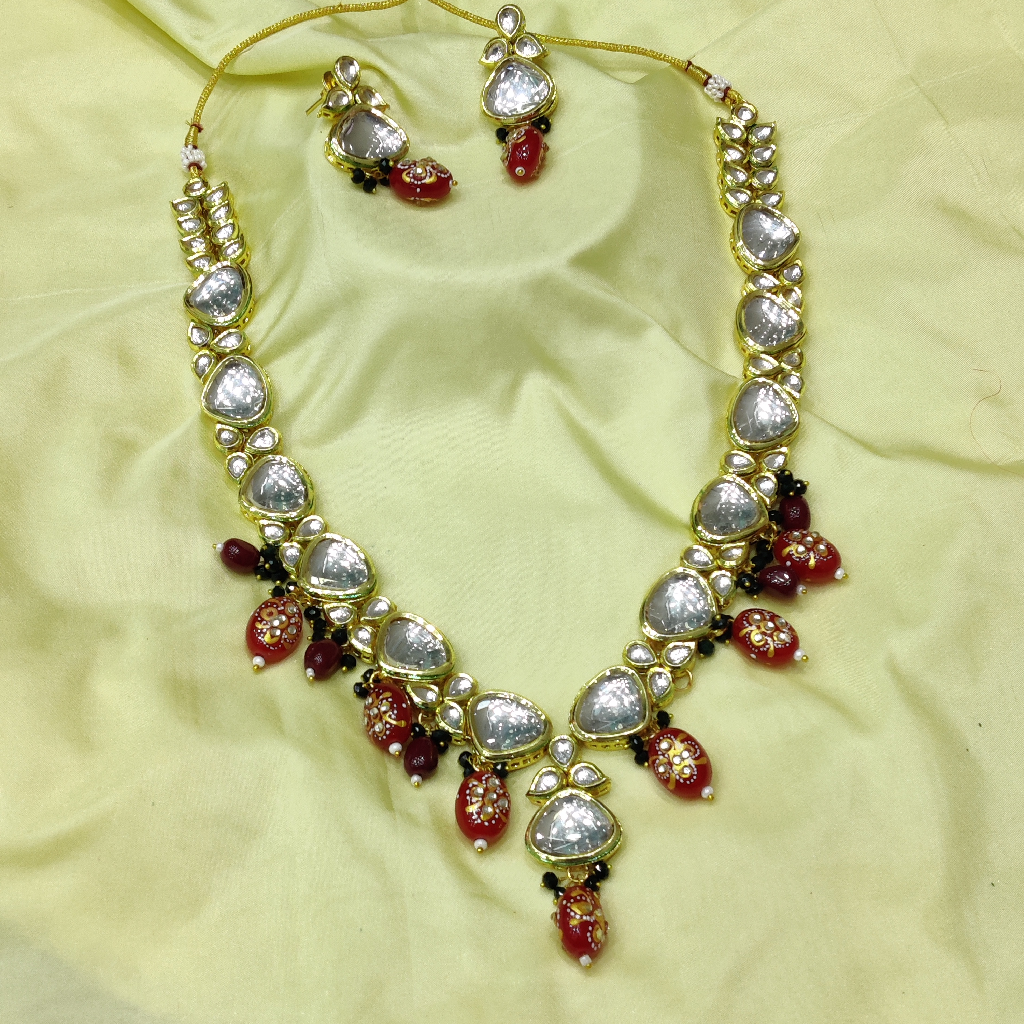 kundan long set