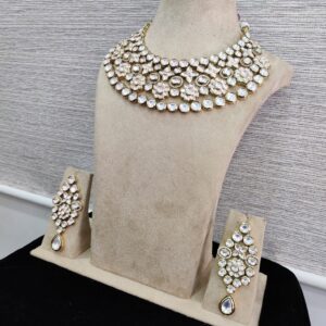 Fancy Polki Necklace set