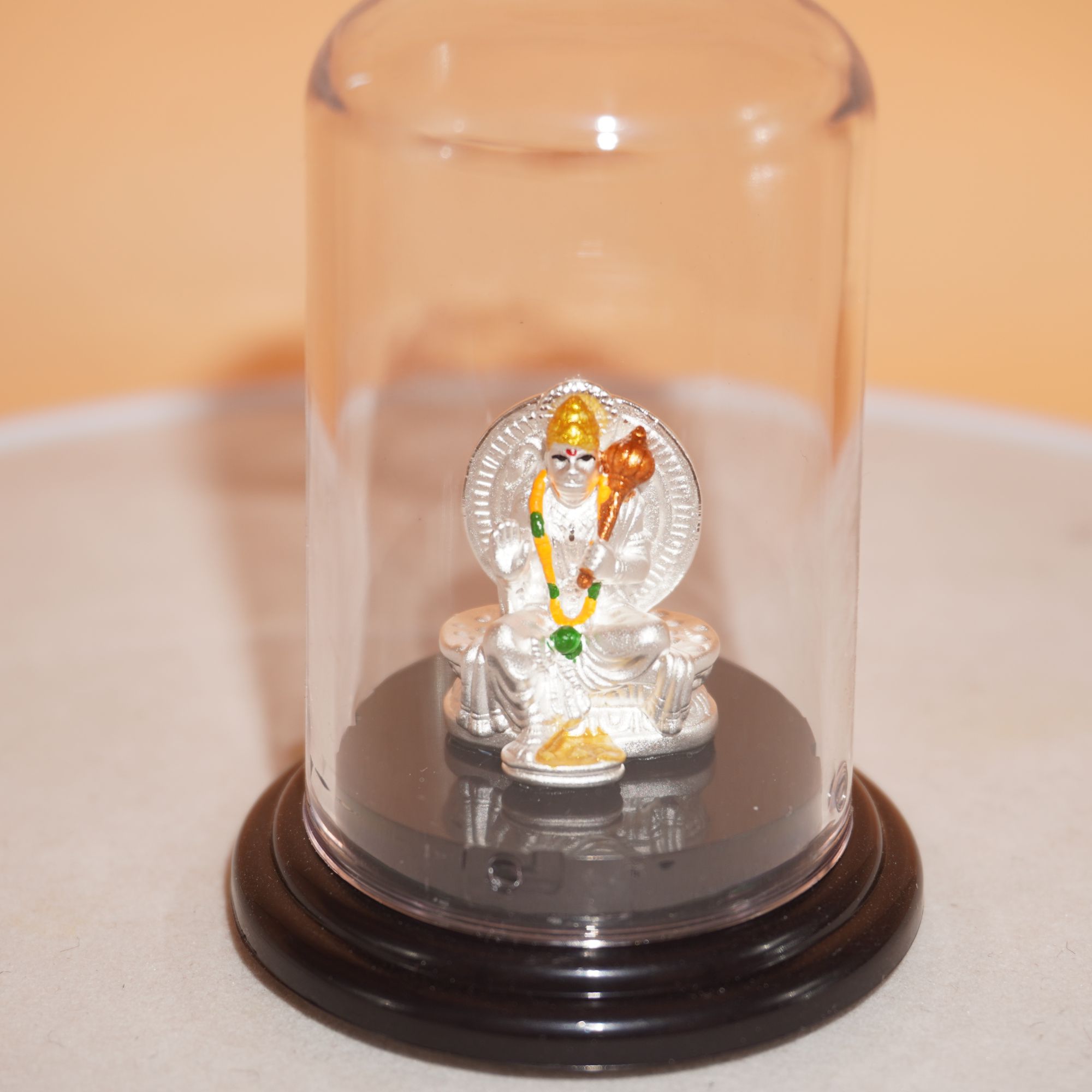 Silver hanuman murti