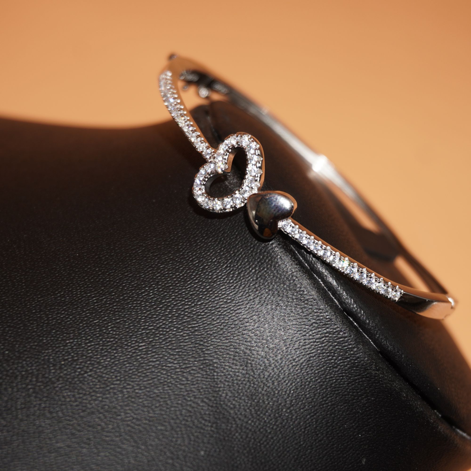 925 Silver Stunning Diamond Kada 121R139