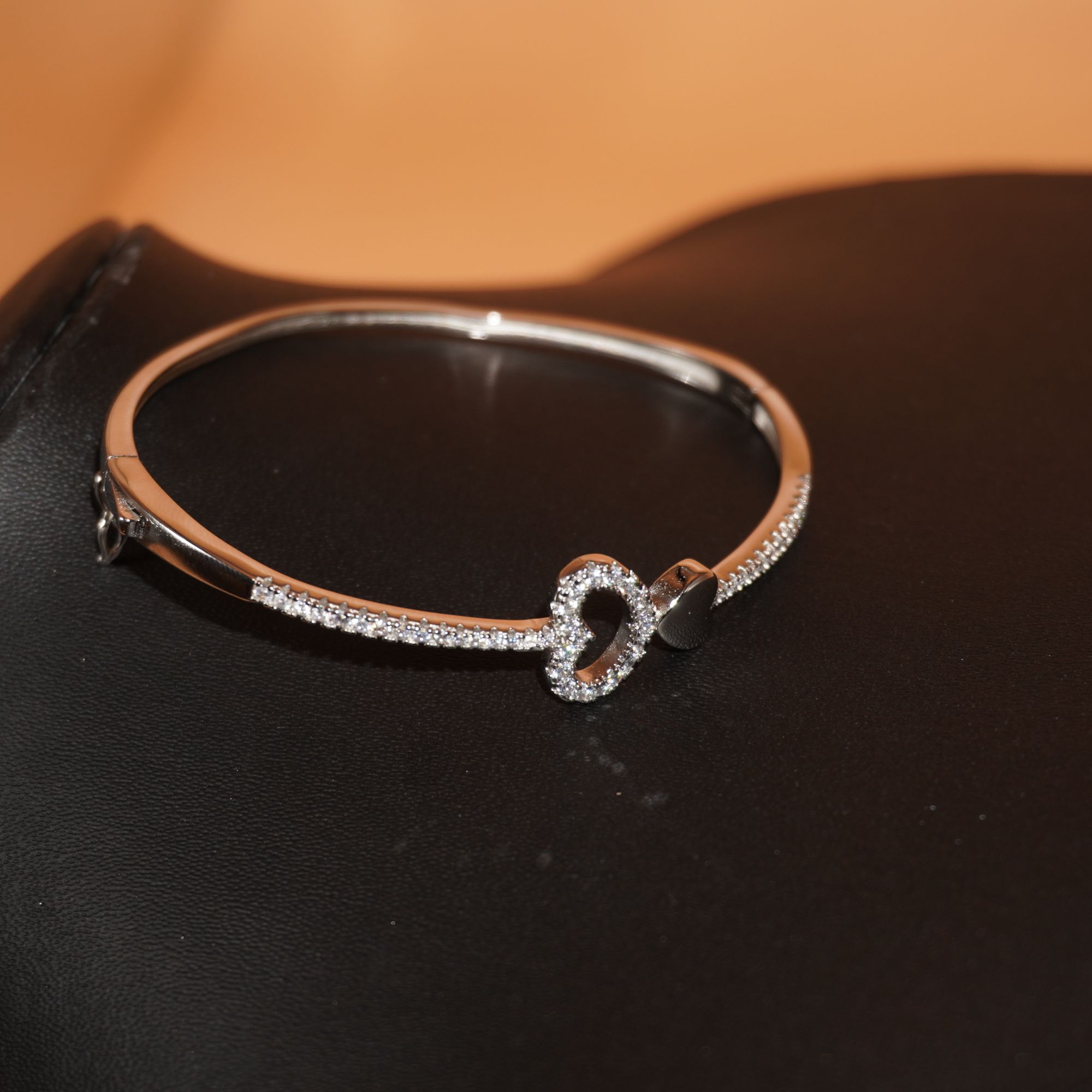 925 Silver Stunning Diamond Kada 121R139