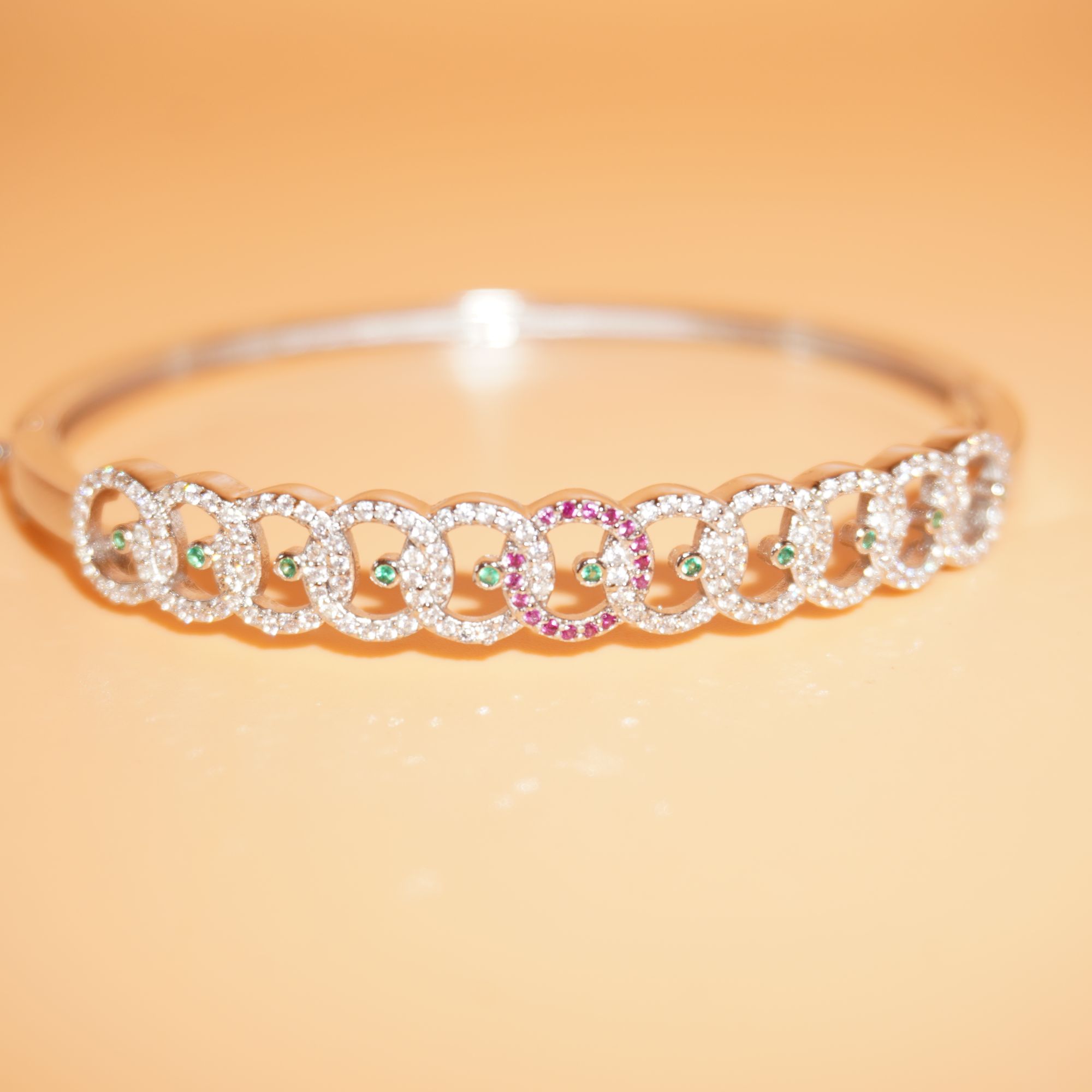 925 Silver Grand Diamond Kada 121R144