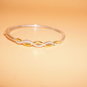 925 Silver Gorgeous Diamond Kada 121R142