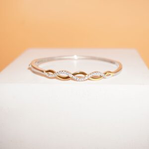 925 Silver Gorgeous Diamond Kada 121R142