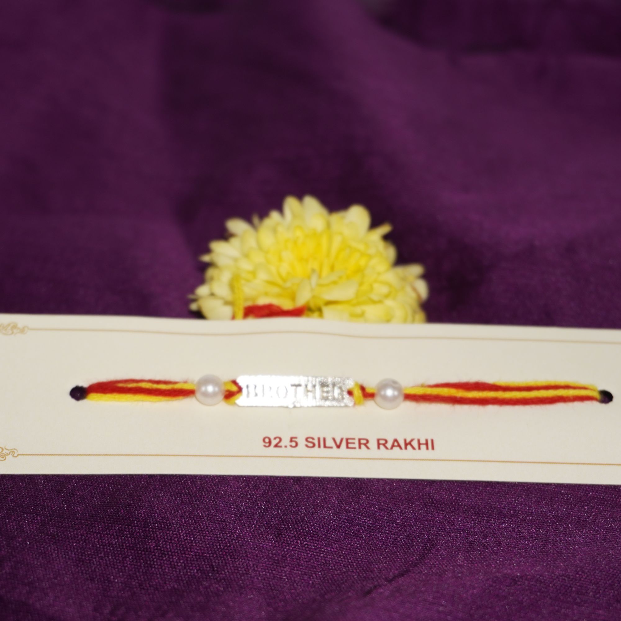 925 Silver Brother Rakhi