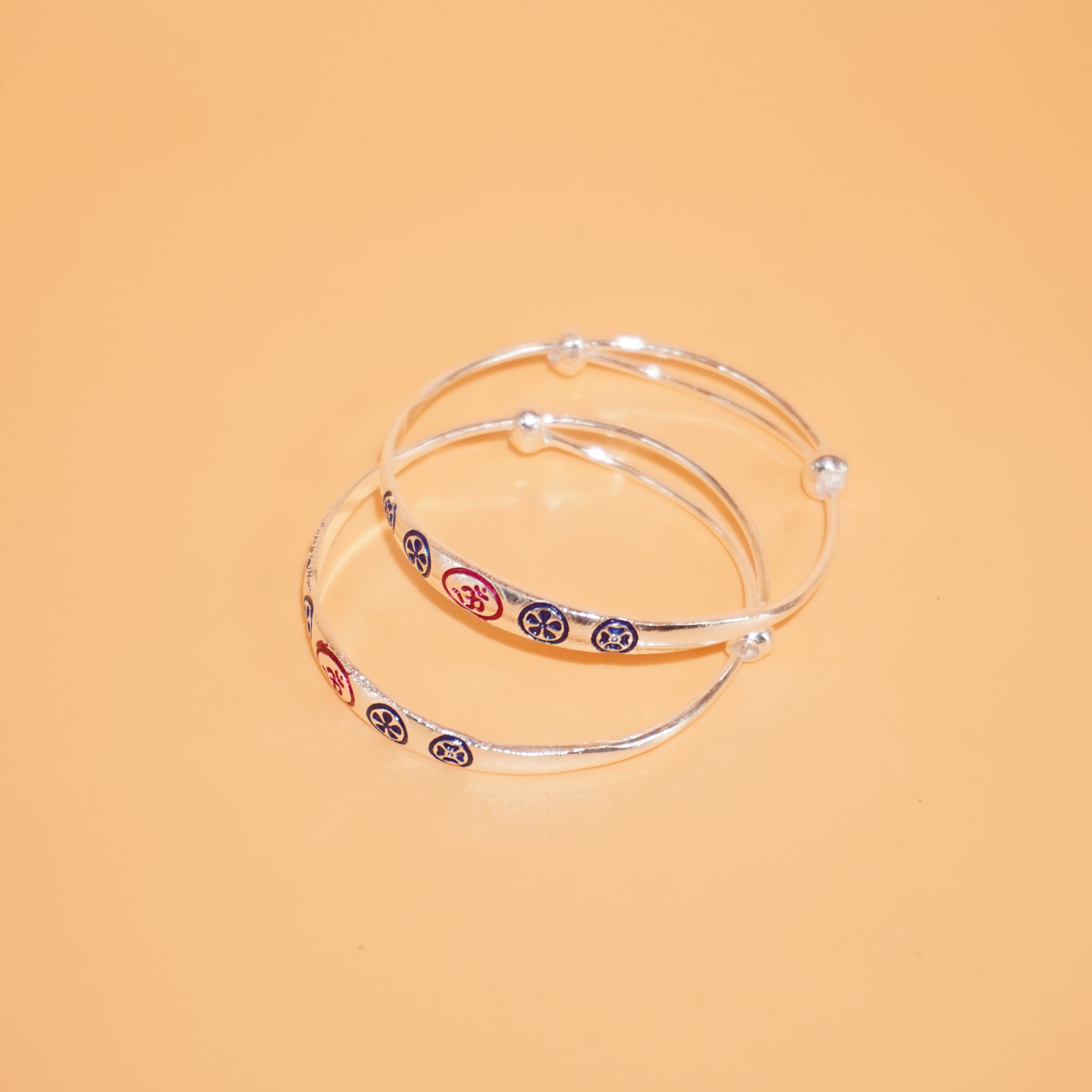 925 Silver Plain Kada - Image 2