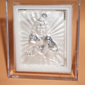 Silver Laddu Gopal Frame