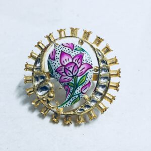 Bikaneri Meenakari Ring