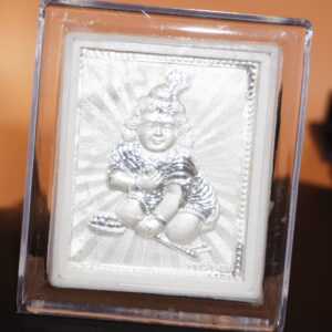 Silver Laddu Gopal Frame