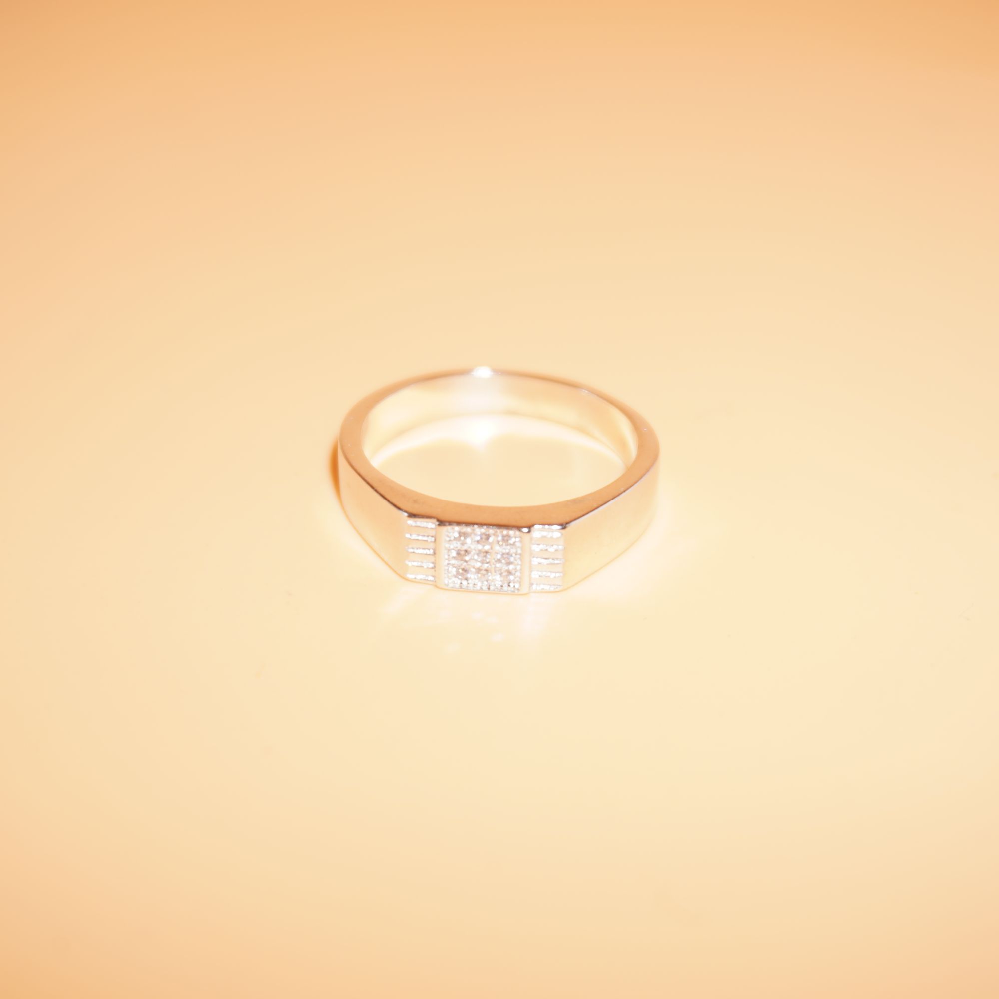 925 Silver Classy Colour Stone Ring 791R39