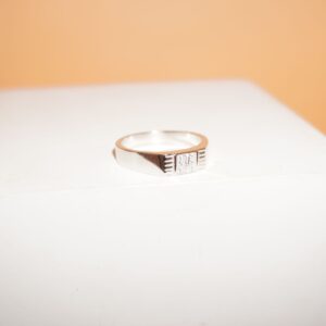 925 Silver Classy Colour Stone Ring 791R39