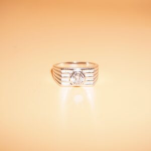 925 Silver Unique Plain Ring 713R38