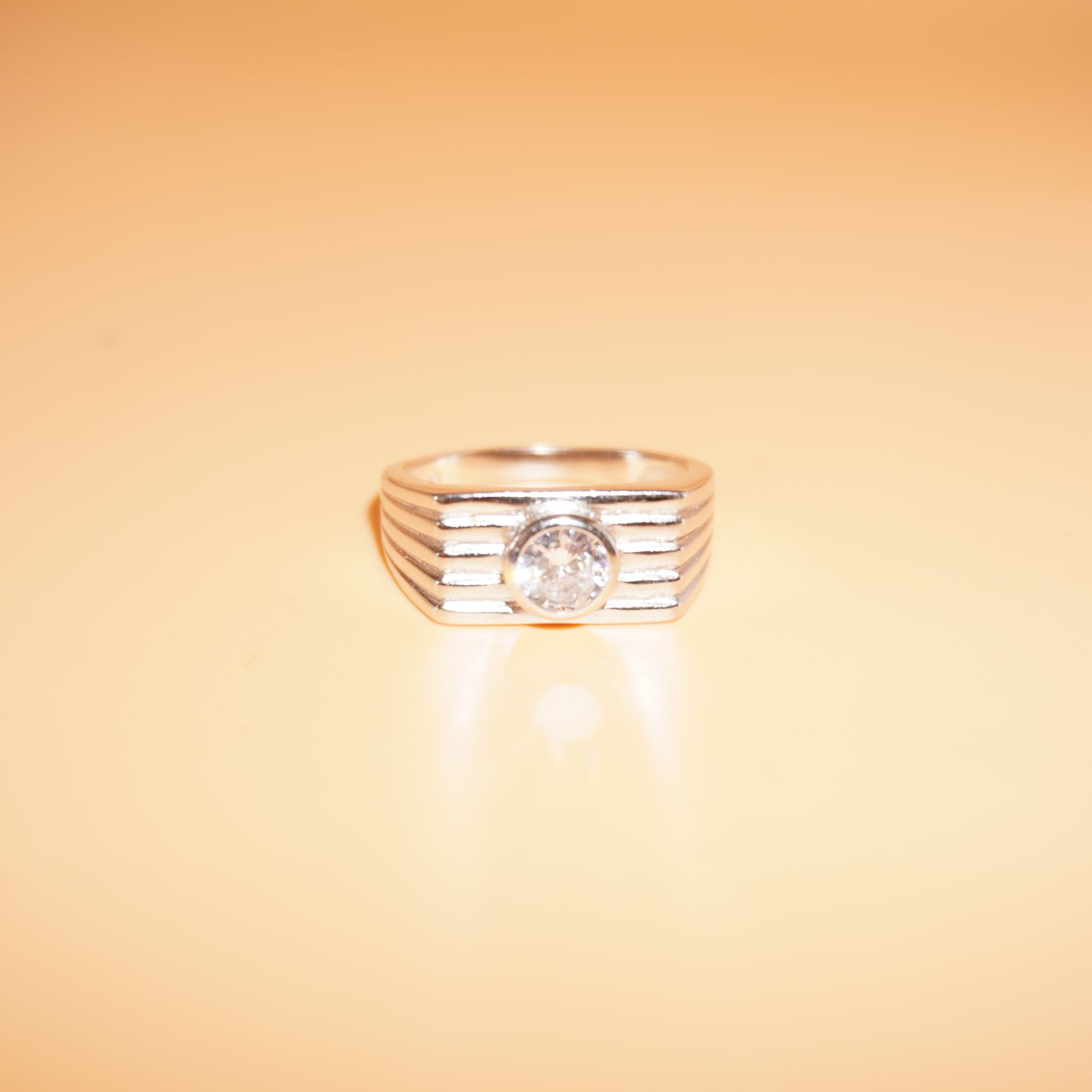 925 Silver Unique Plain Ring 713R38