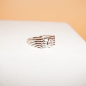 925 Silver Unique Plain Ring 713R38