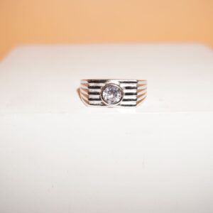 925 Silver Unique Plain Ring 713R38